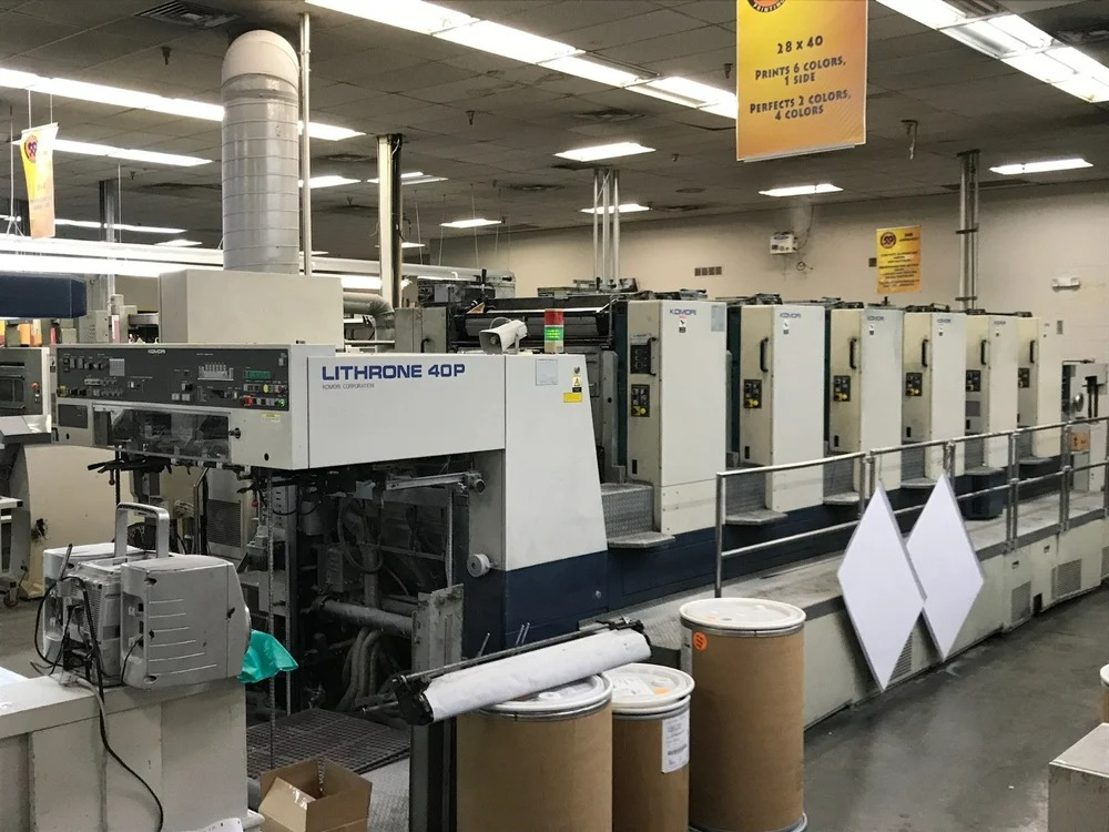 Komori Lithrone 628 + Coater (2006)
